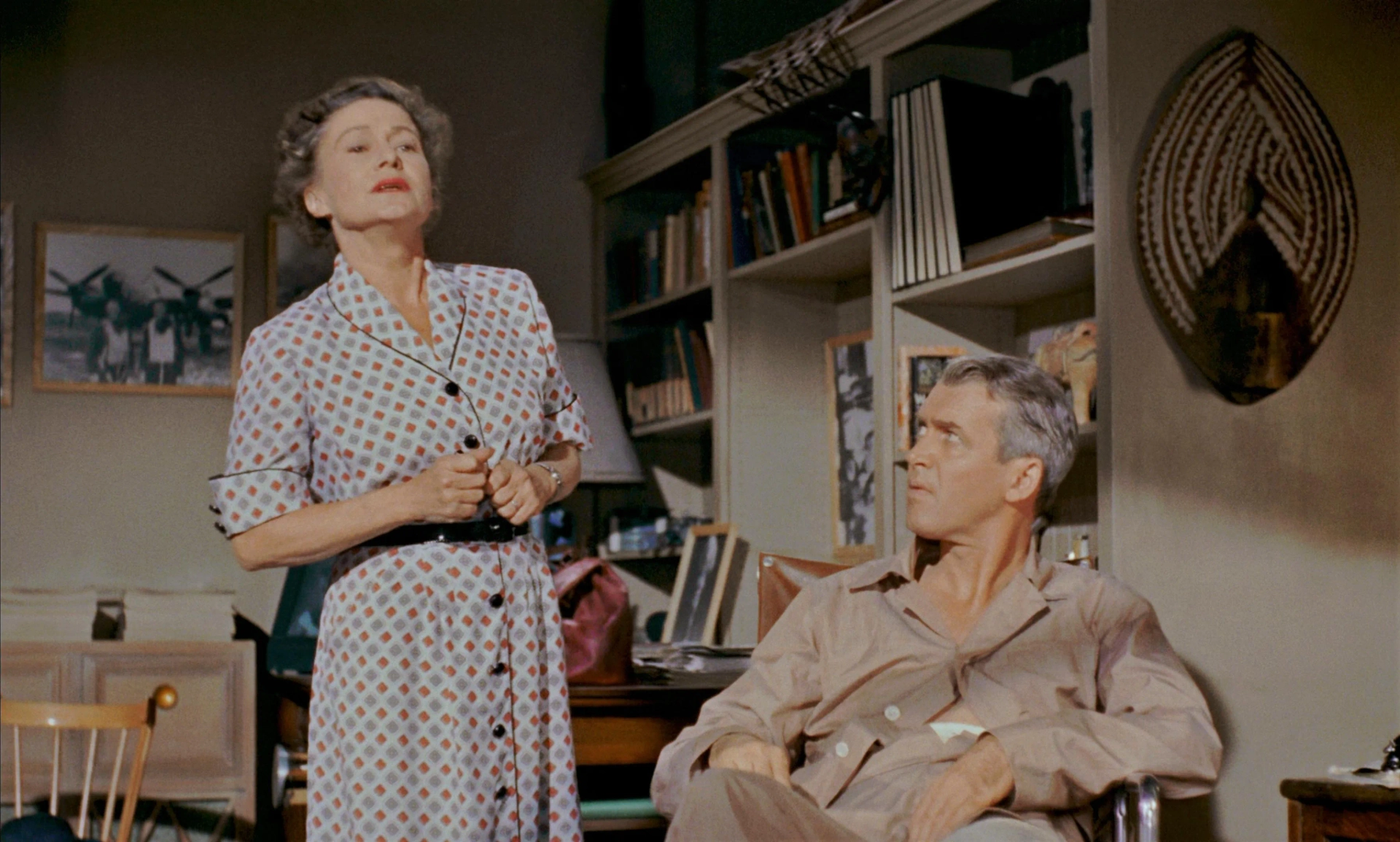 James Stewart and Thelma Ritter in Rear Window (1954)