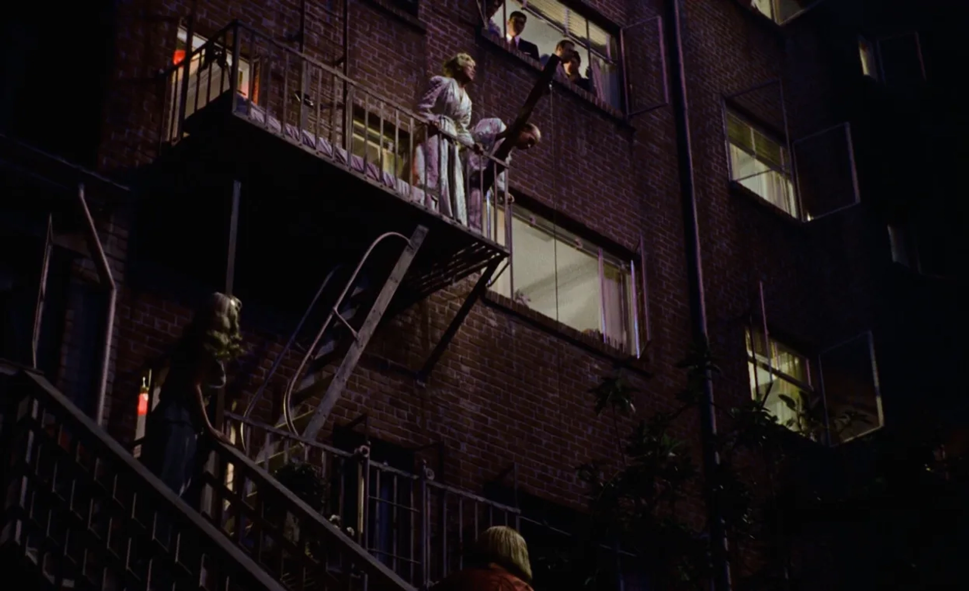 Sara Berner, Frank Cady, Georgine Darcy, and Jesslyn Fax in Rear Window (1954)