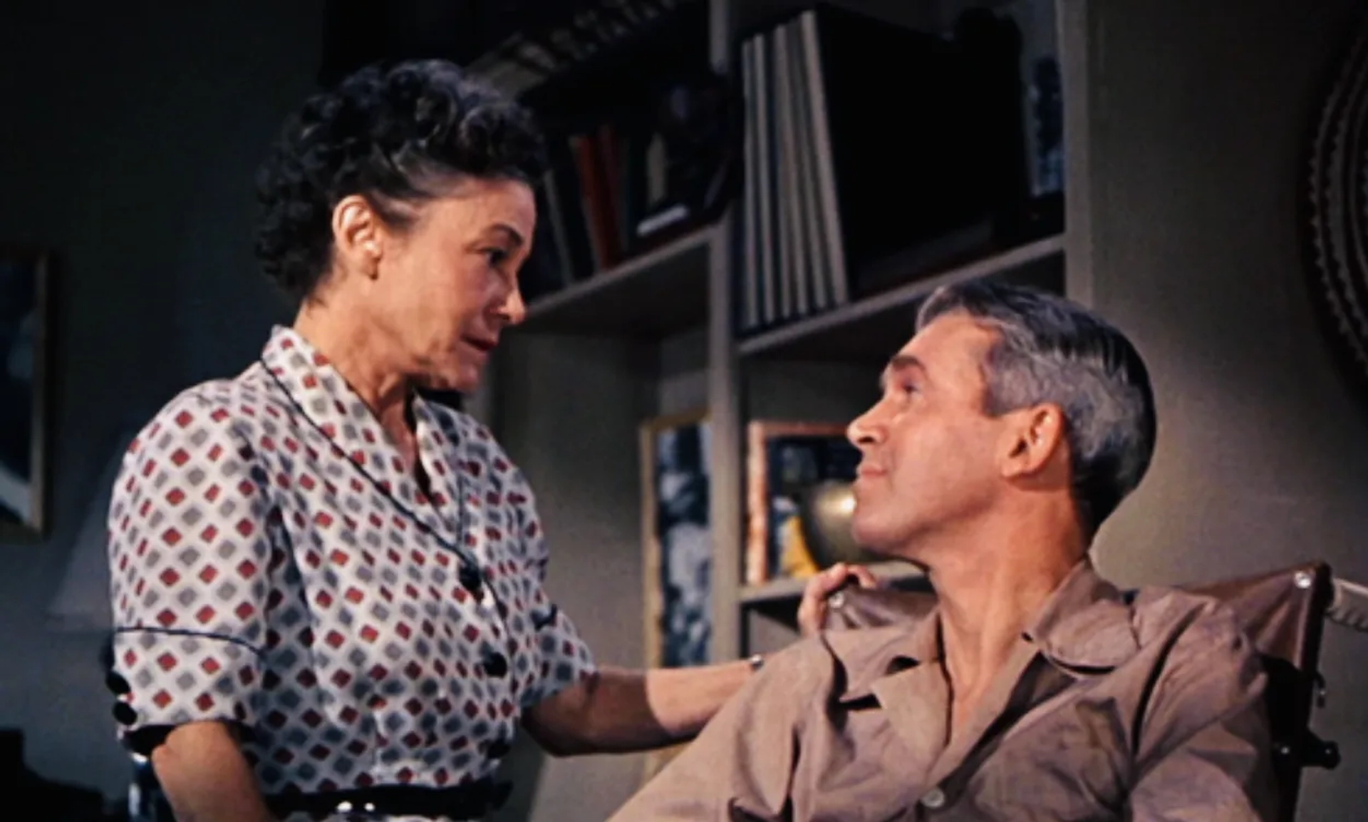 James Stewart and Thelma Ritter in Rear Window (1954)