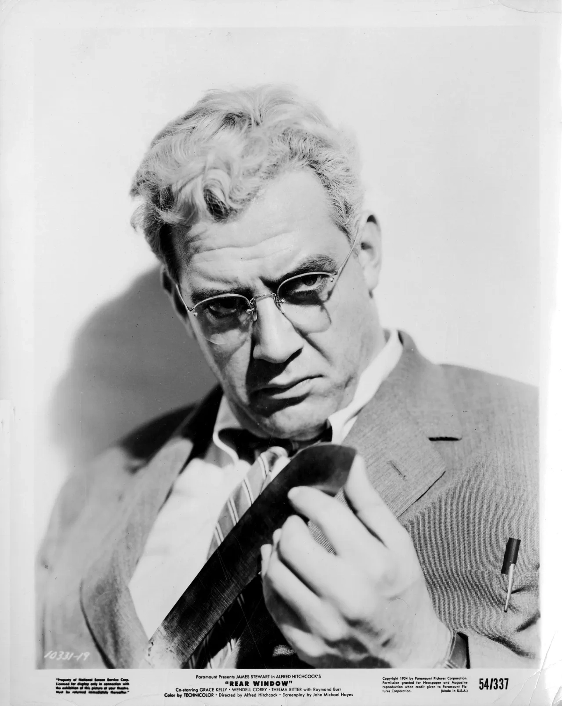 Raymond Burr in Rear Window (1954)