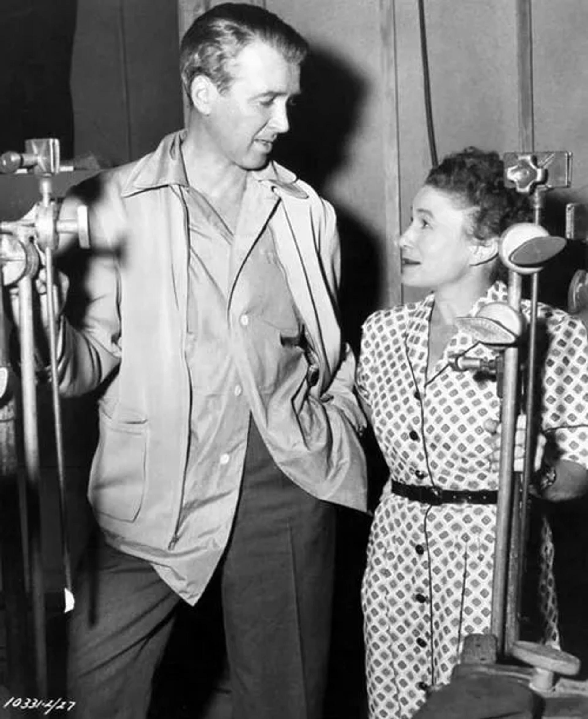 James Stewart and Thelma Ritter in Rear Window (1954)