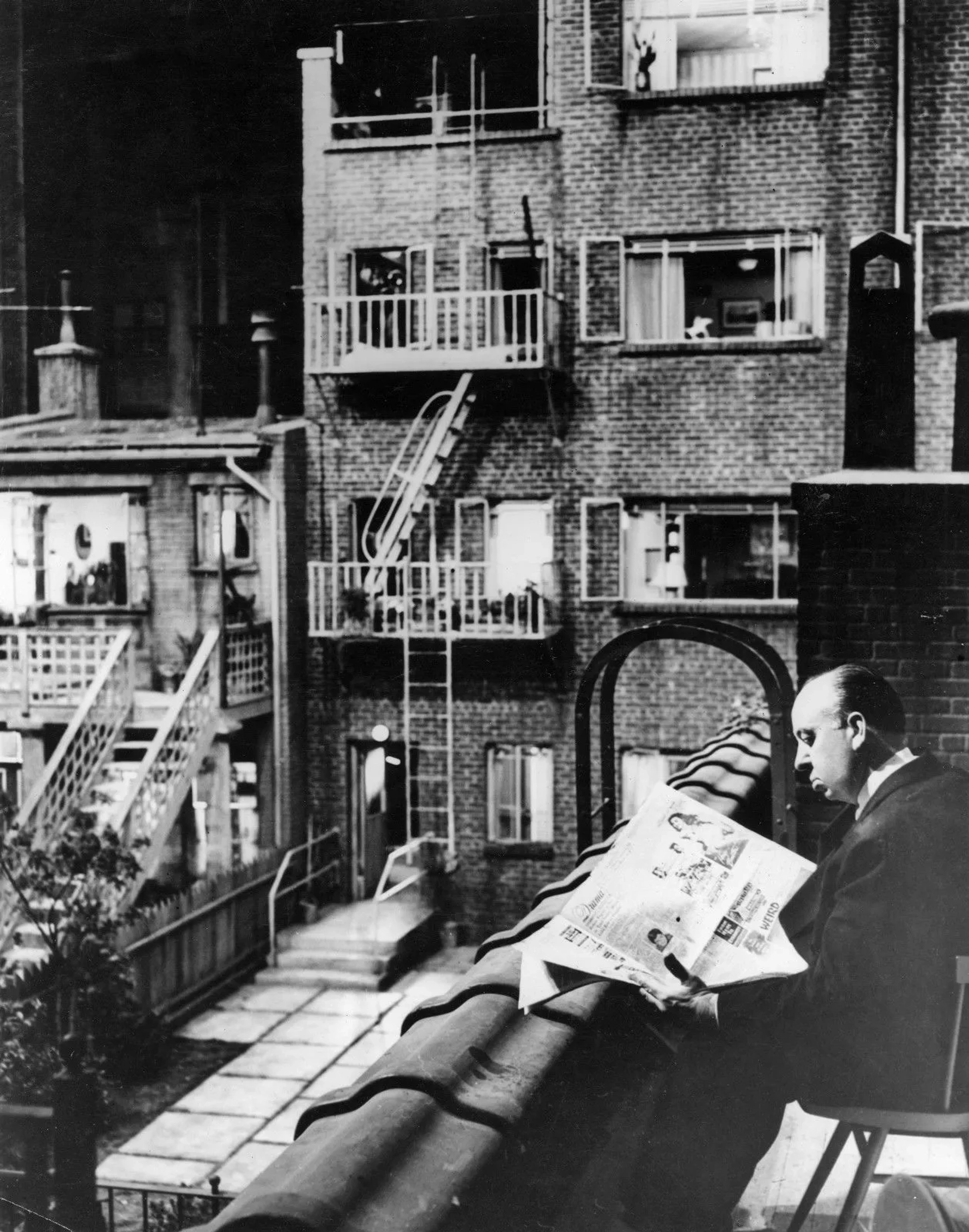 Alfred Hitchcock in Rear Window (1954)