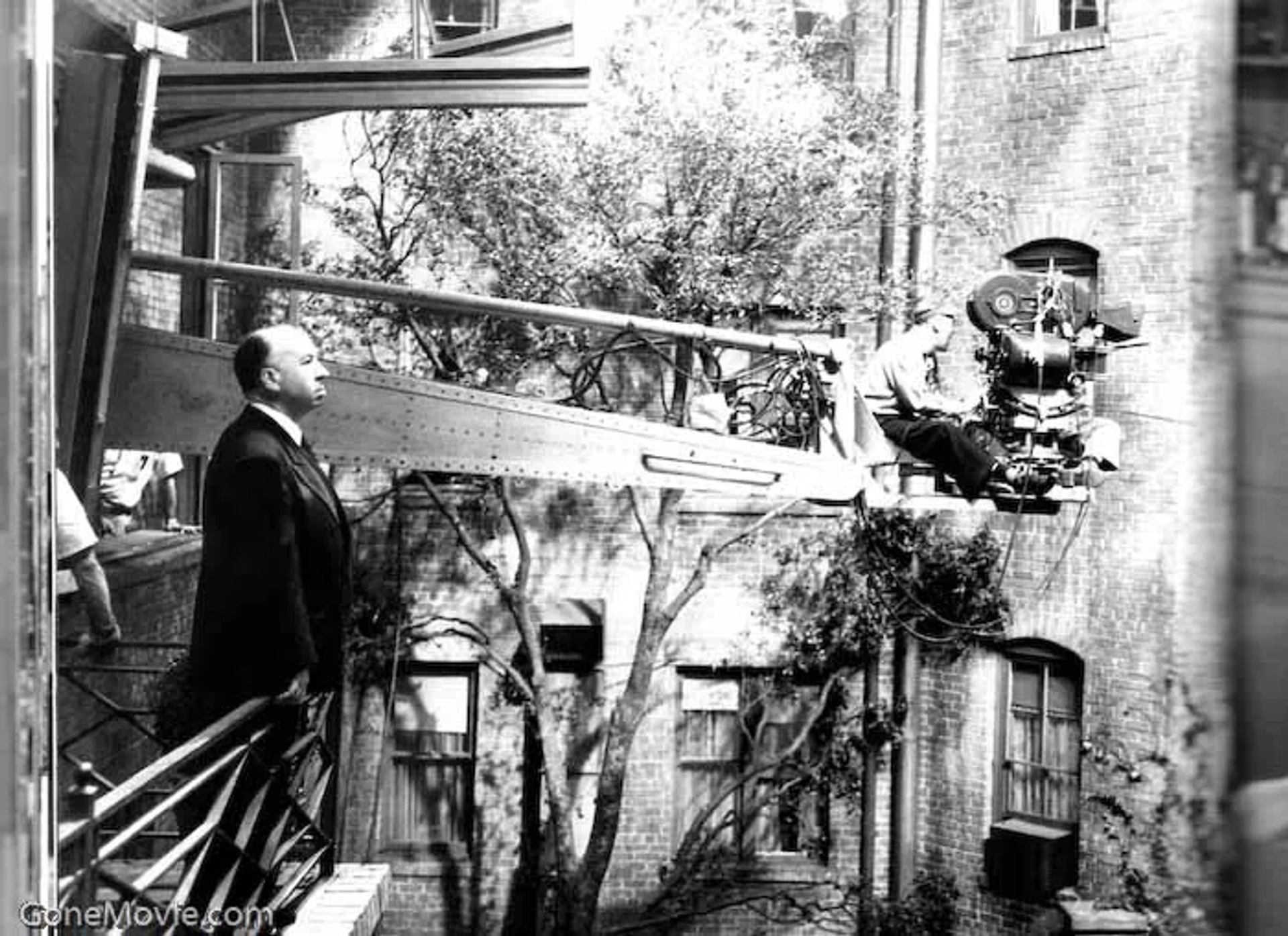 Alfred Hitchcock in Rear Window (1954)