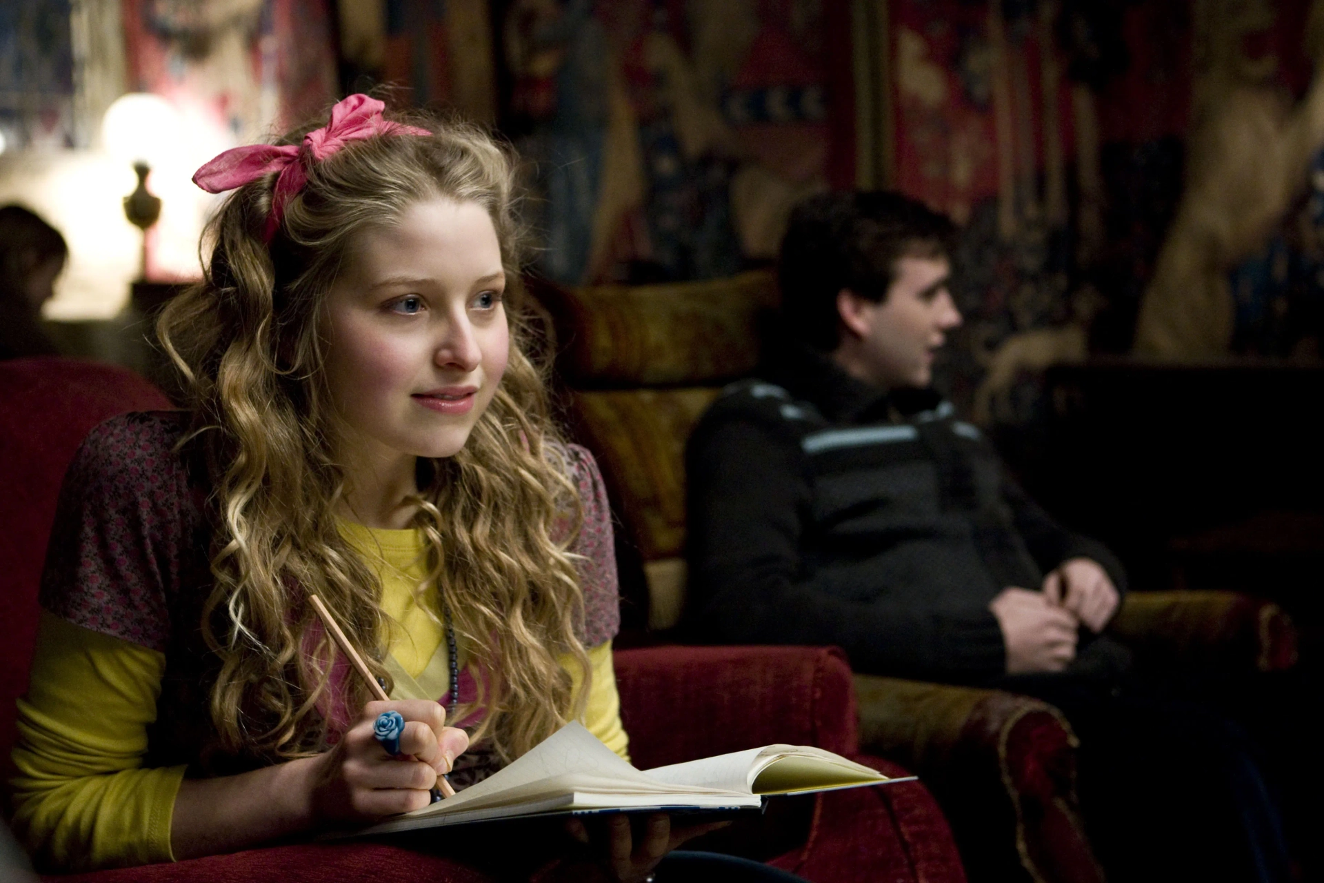 Matthew Lewis and Jessie Cave in Harry Potter and the Half-Blood Prince (2009)