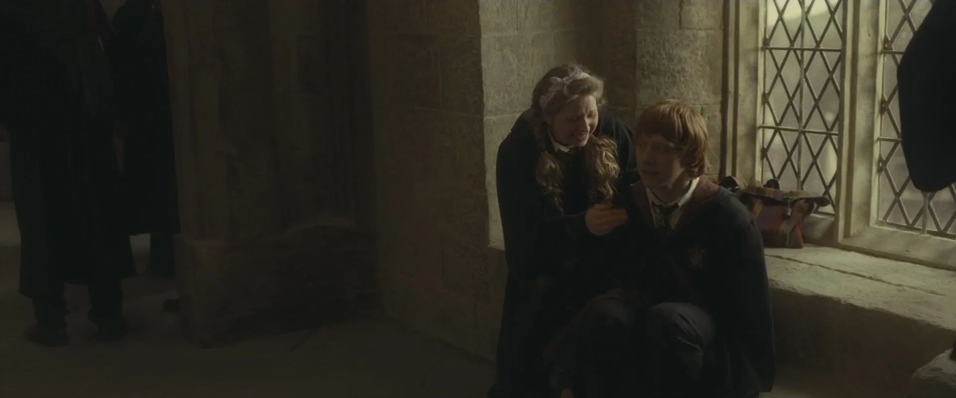 Rupert Grint and Jessie Cave in Harry Potter and the Half-Blood Prince (2009)