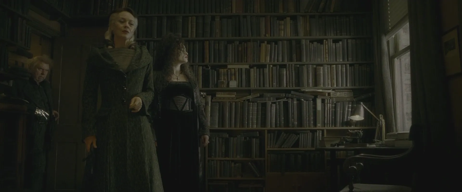 Helena Bonham Carter, Timothy Spall, and Helen McCrory in Harry Potter and the Half-Blood Prince (2009)