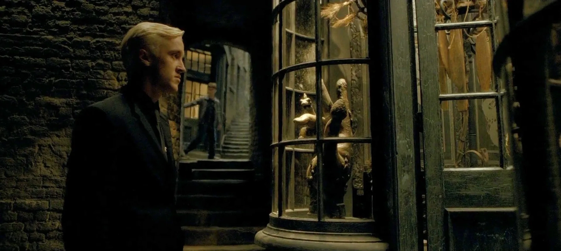 Tom Felton and Daniel Radcliffe in Harry Potter and the Half-Blood Prince (2009)