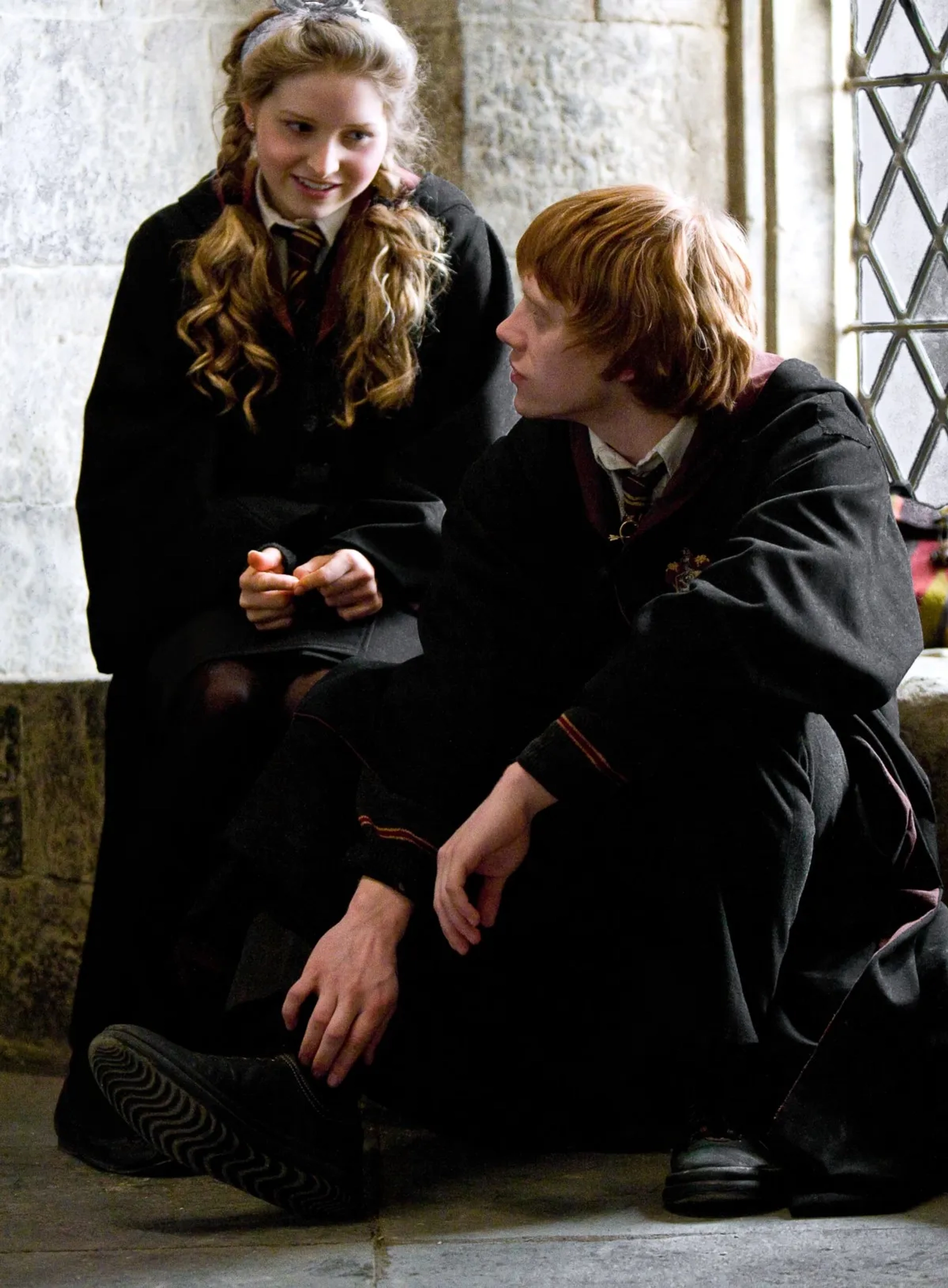 Rupert Grint and Jessie Cave in Harry Potter and the Half-Blood Prince (2009)