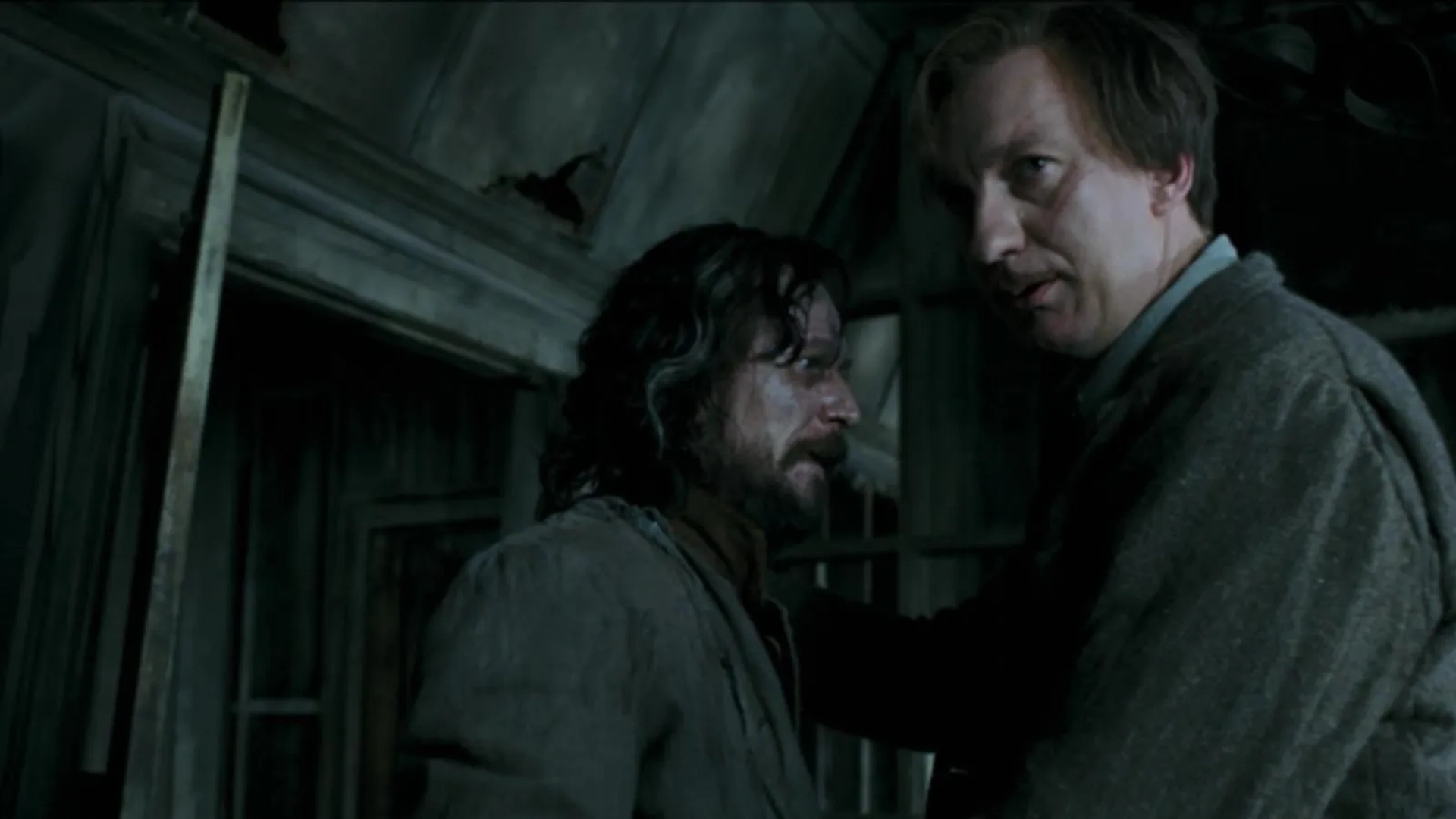 Gary Oldman and David Thewlis in Harry Potter and the Prisoner of Azkaban (2004)