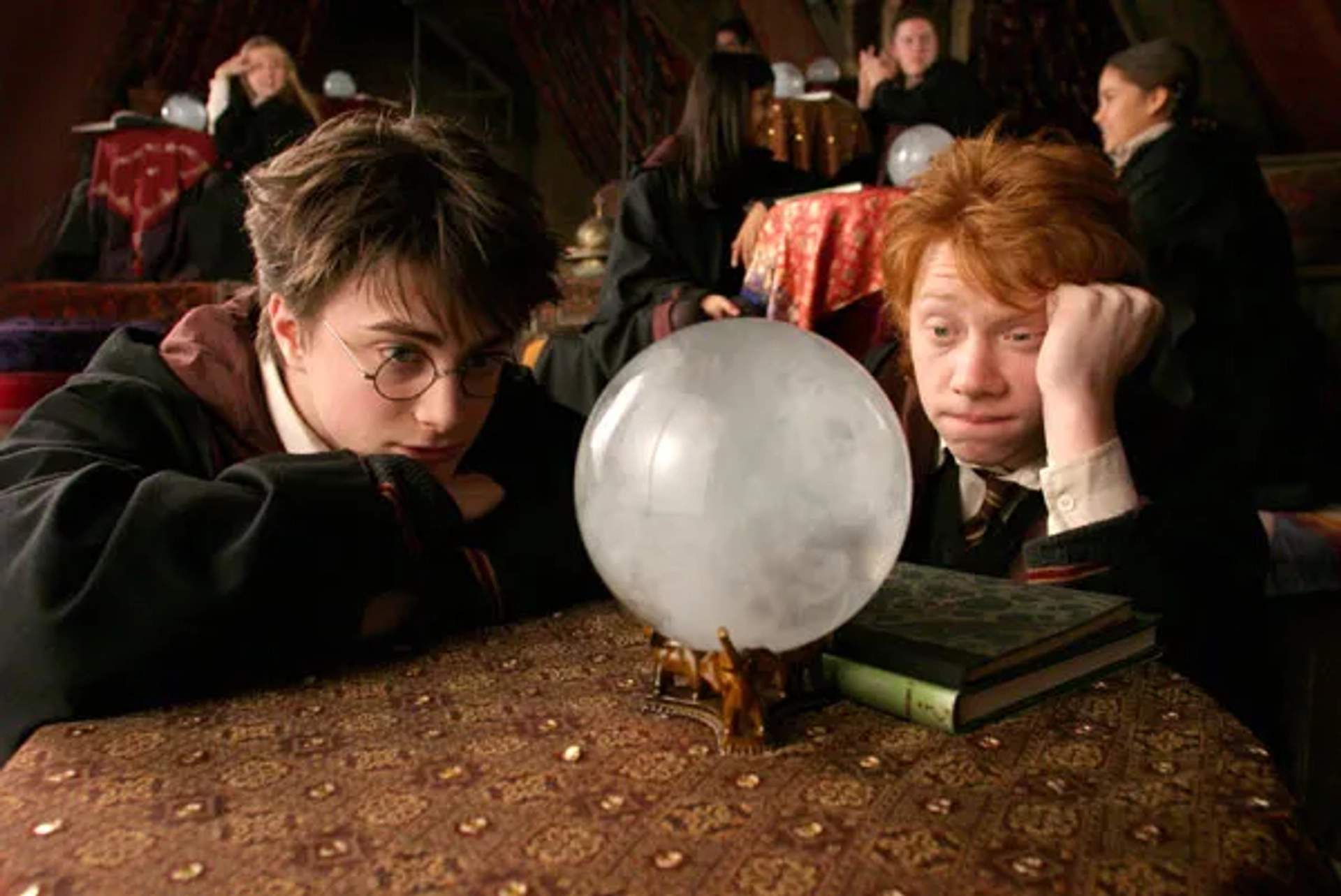 Rupert Grint and Daniel Radcliffe in Harry Potter and the Prisoner of Azkaban (2004)