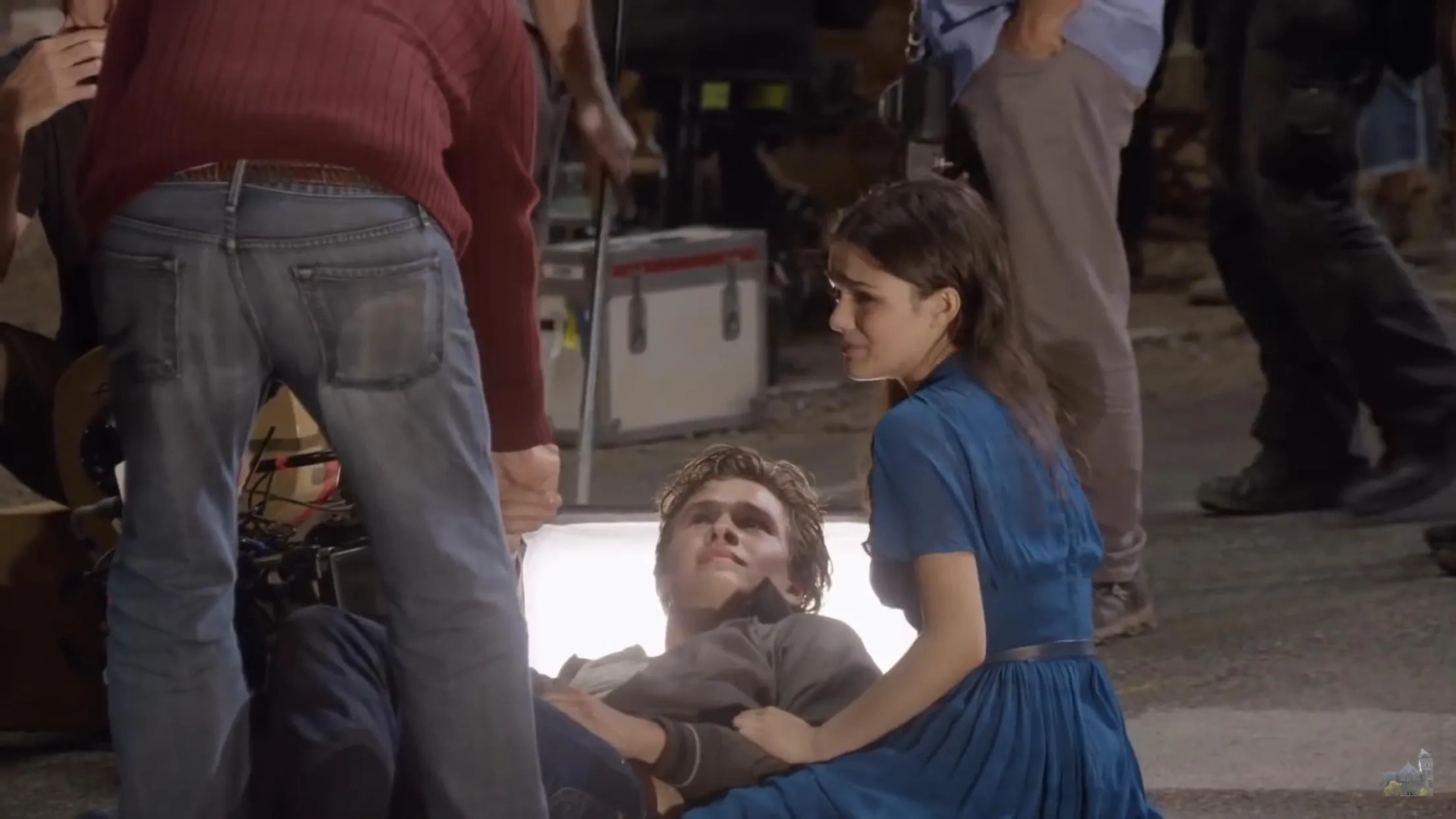 Rachel Zegler and Ansel Elgort in West Side Story (2021)