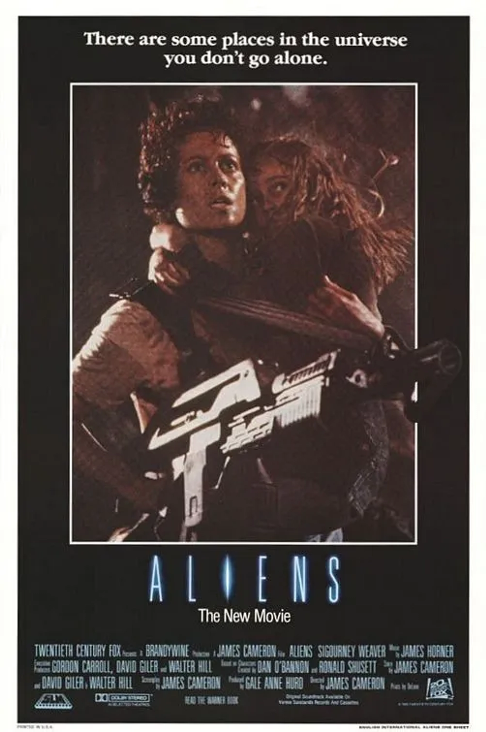 Sigourney Weaver and Carrie Henn in Aliens (1986)