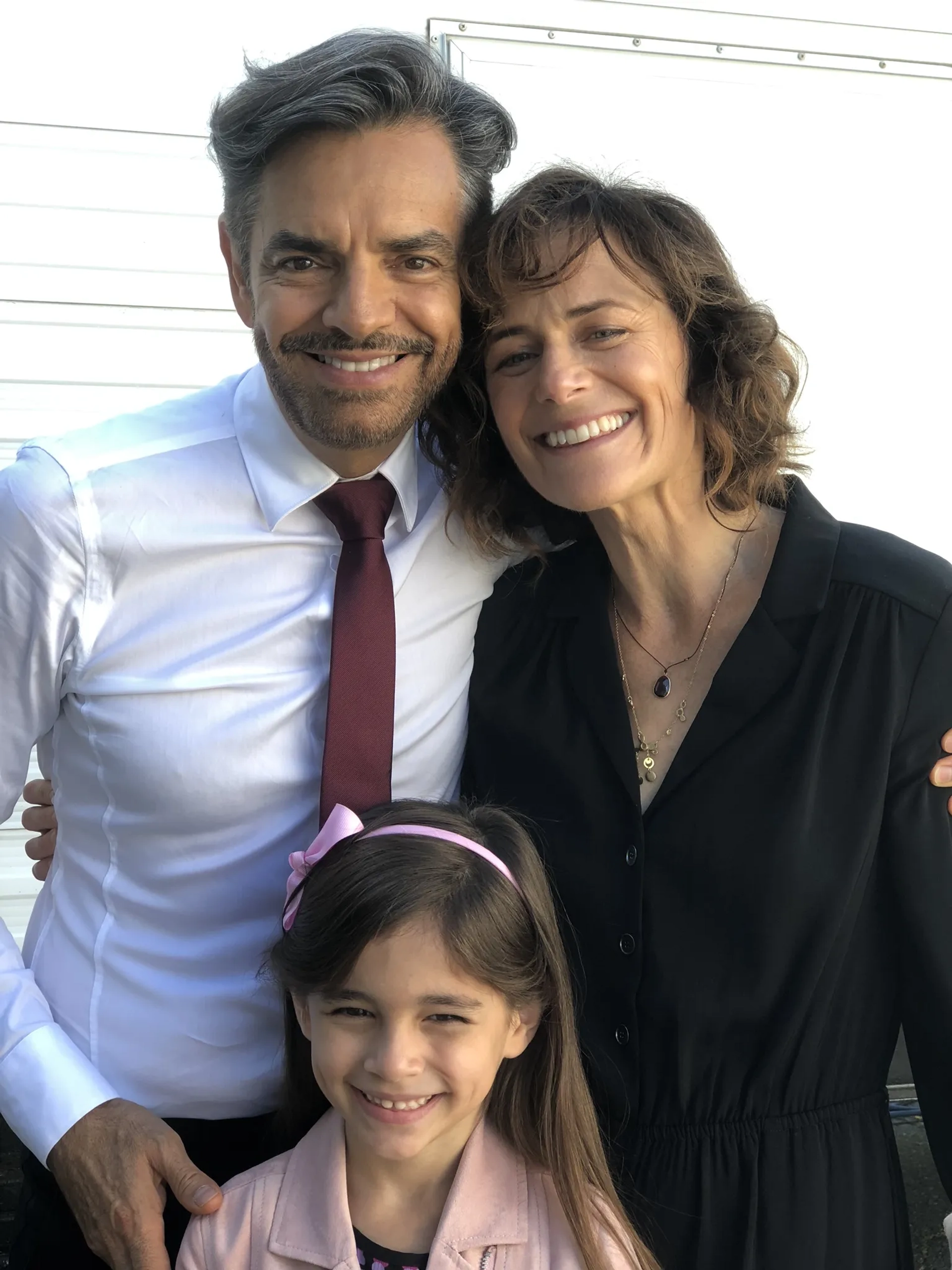 Eugenio Derbez, Sarah Clarke, and Emilia Faucher in CODA (2021)