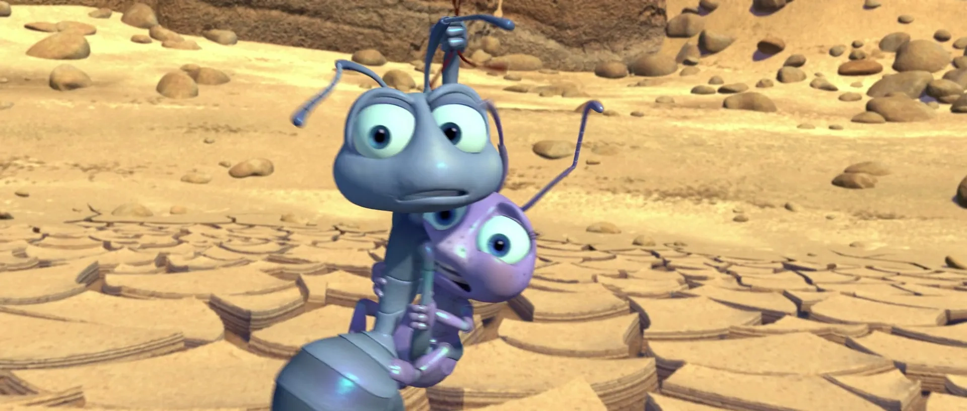 David Foley and Hayden Panettiere in A Bug's Life (1998)