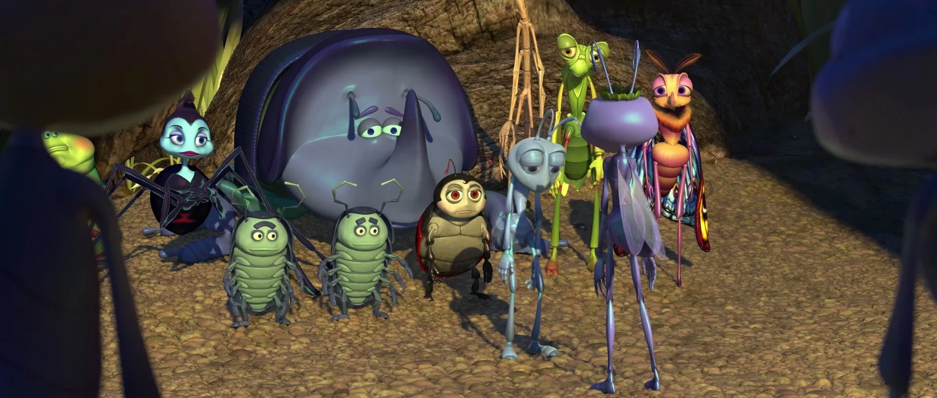 Julia Louis-Dreyfus, Bonnie Hunt, David Hyde Pierce, Madeline Kahn, Denis Leary, David Foley, Brad Garrett, Jonathan Harris, and Michael McShane in A Bug's Life (1998)