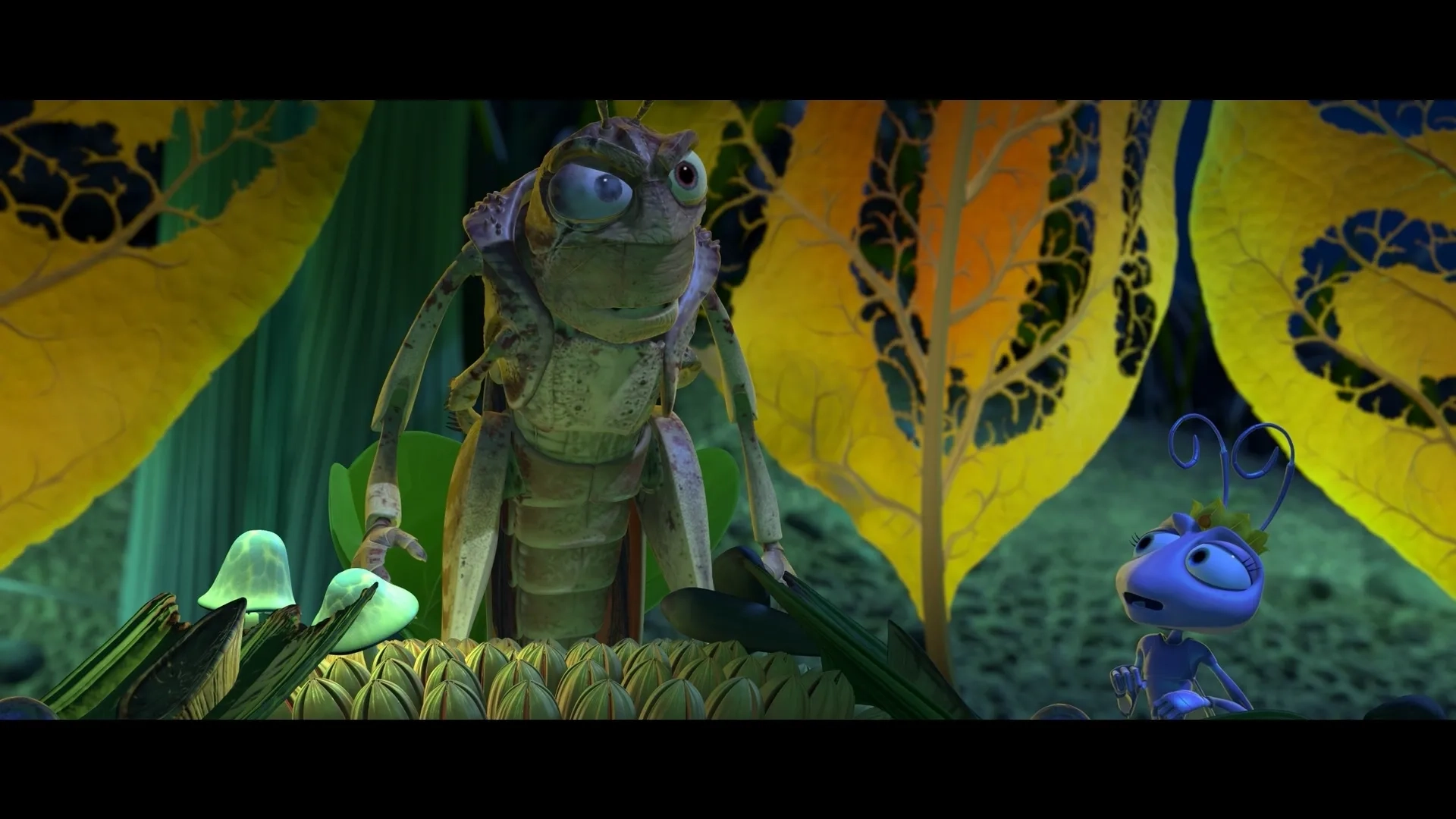 Kevin Spacey and Julia Louis-Dreyfus in A Bug's Life (1998)