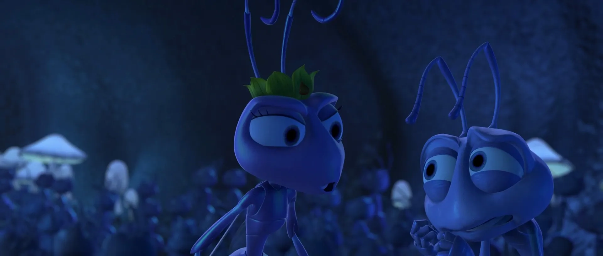 Julia Louis-Dreyfus and David Foley in A Bug's Life (1998)