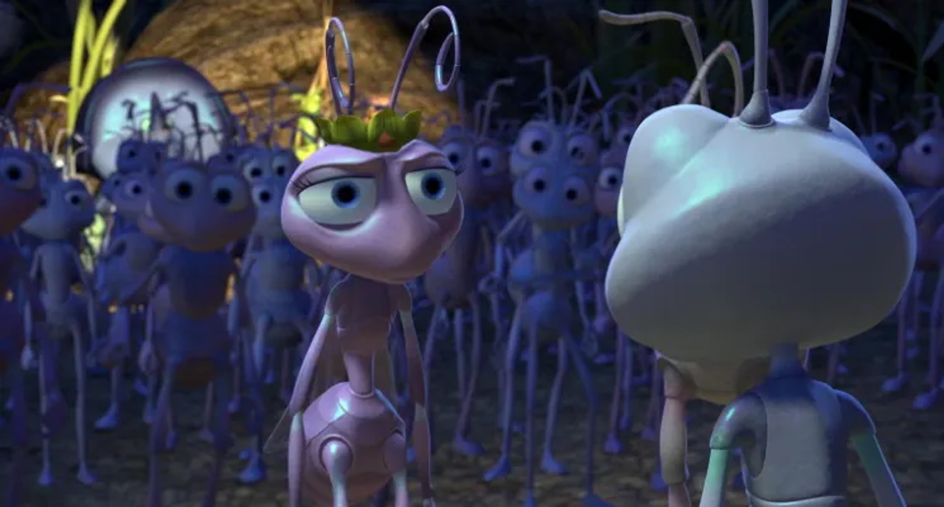 Julia Louis-Dreyfus and David Foley in A Bug's Life (1998)