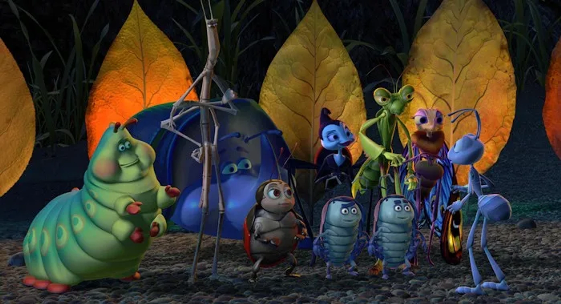 Bonnie Hunt, David Hyde Pierce, Madeline Kahn, Denis Leary, David Foley, Brad Garrett, Jonathan Harris, Michael McShane, and Joe Ranft in A Bug's Life (1998)