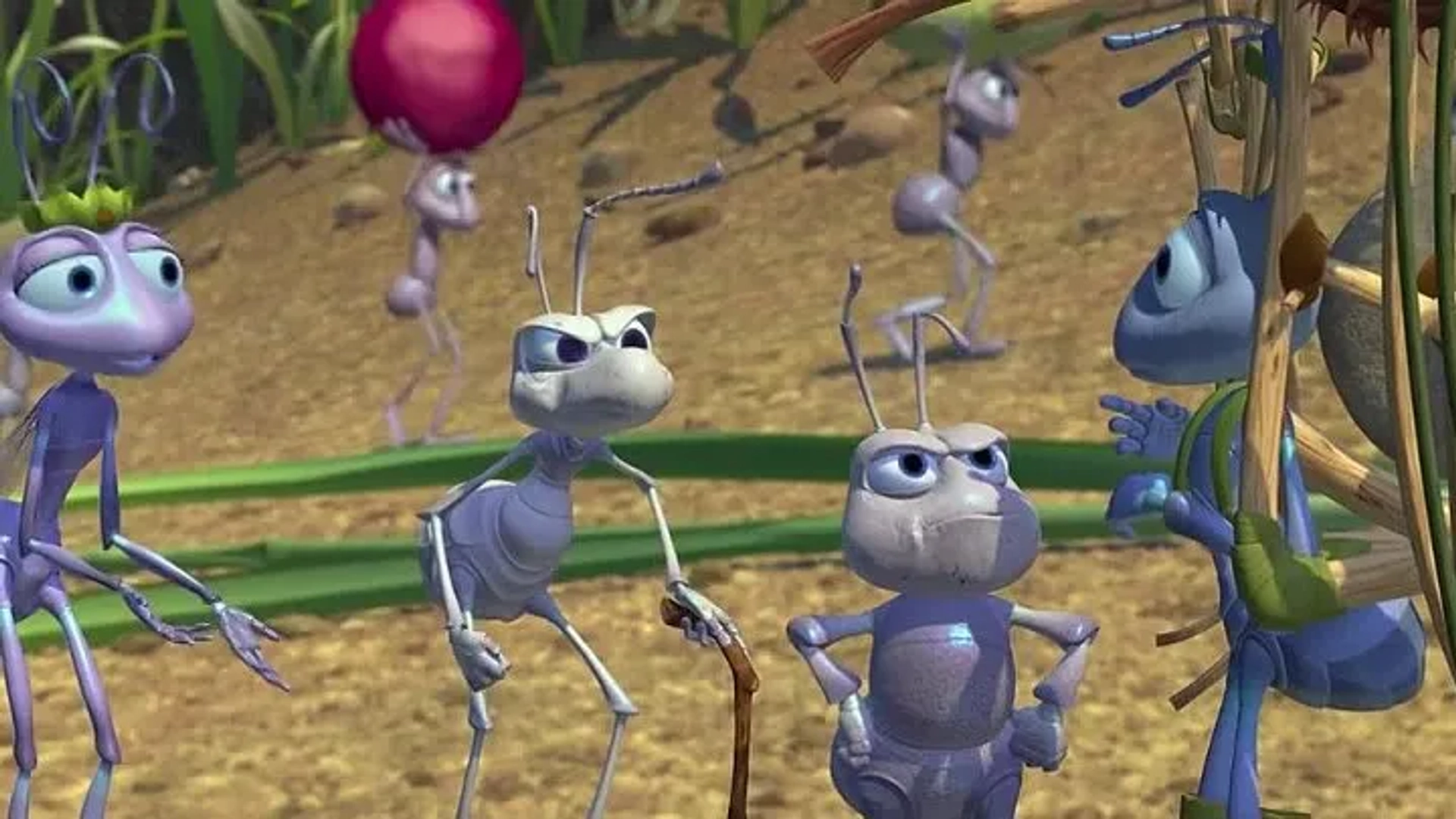 Julia Louis-Dreyfus and David Foley in A Bug's Life (1998)