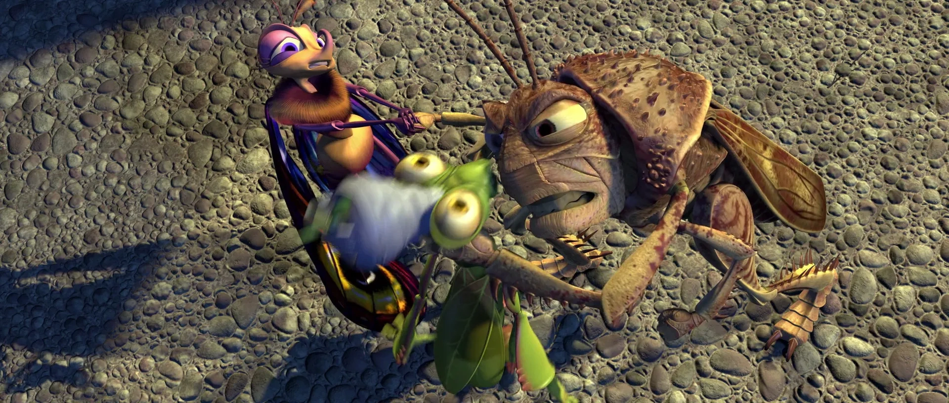 Kevin Spacey, Madeline Kahn, and Jonathan Harris in A Bug's Life (1998)