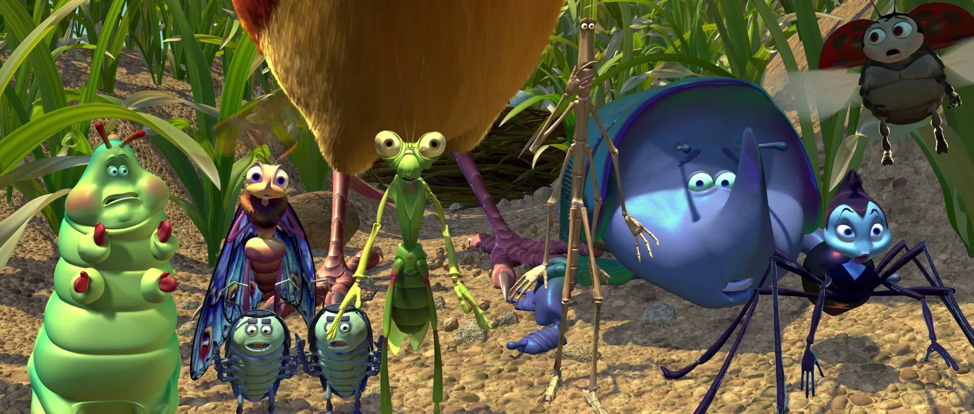 Bonnie Hunt, David Hyde Pierce, Madeline Kahn, Denis Leary, Brad Garrett, Jonathan Harris, Michael McShane, and Joe Ranft in A Bug's Life (1998)