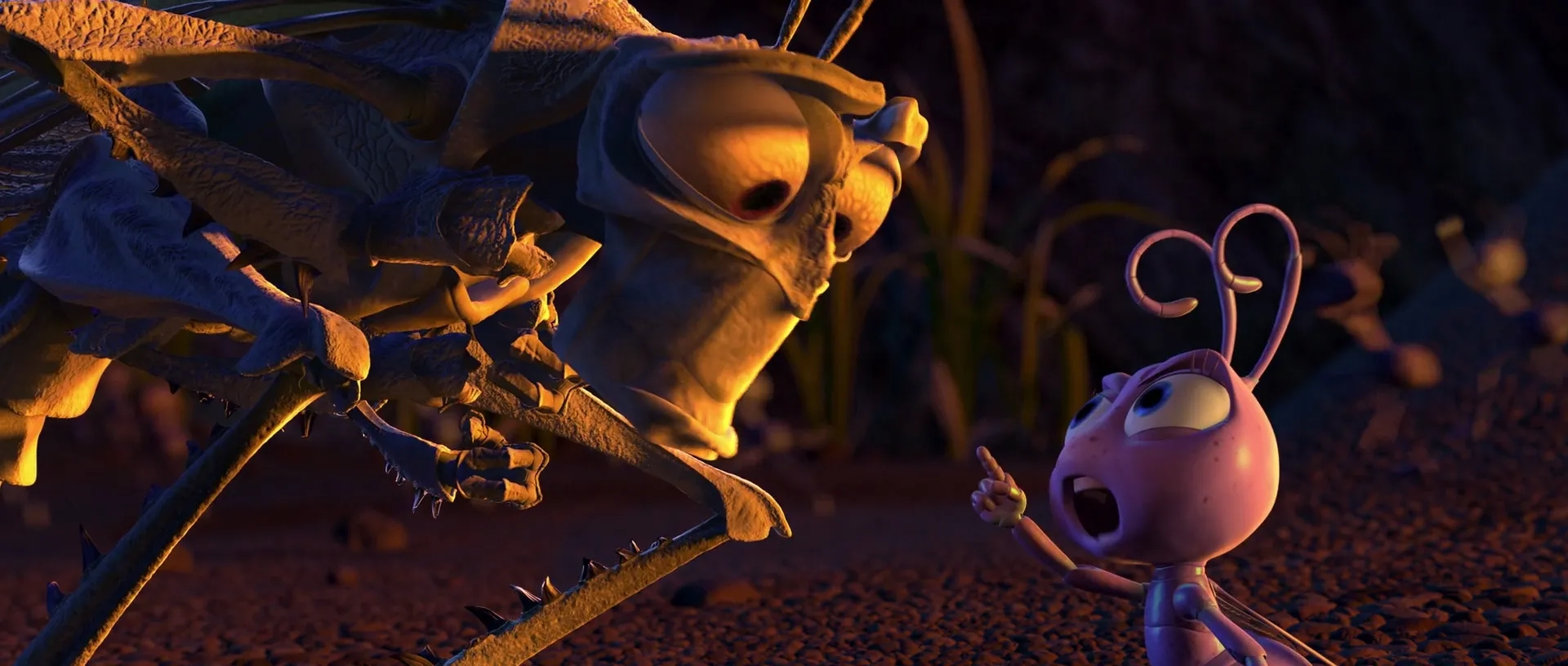 David L. Lander and Hayden Panettiere in A Bug's Life (1998)