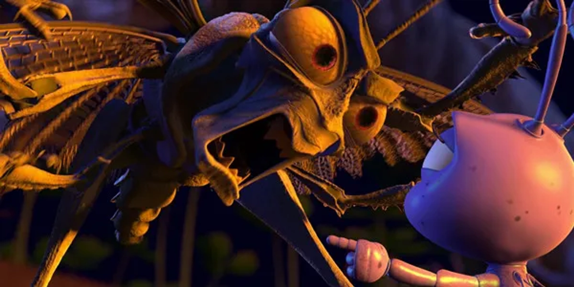 David L. Lander and Hayden Panettiere in A Bug's Life (1998)