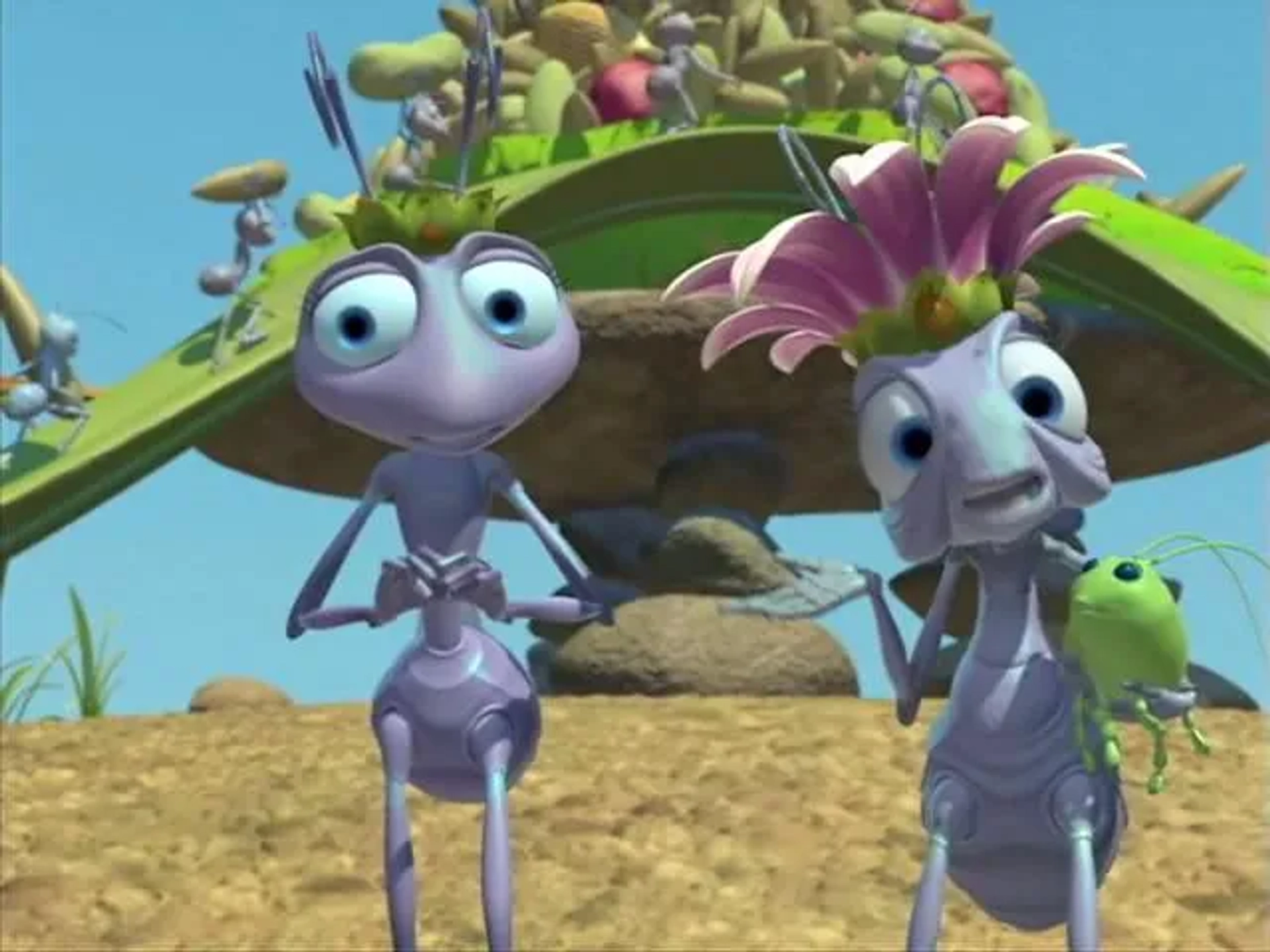 Julia Louis-Dreyfus and Phyllis Diller in A Bug's Life (1998)