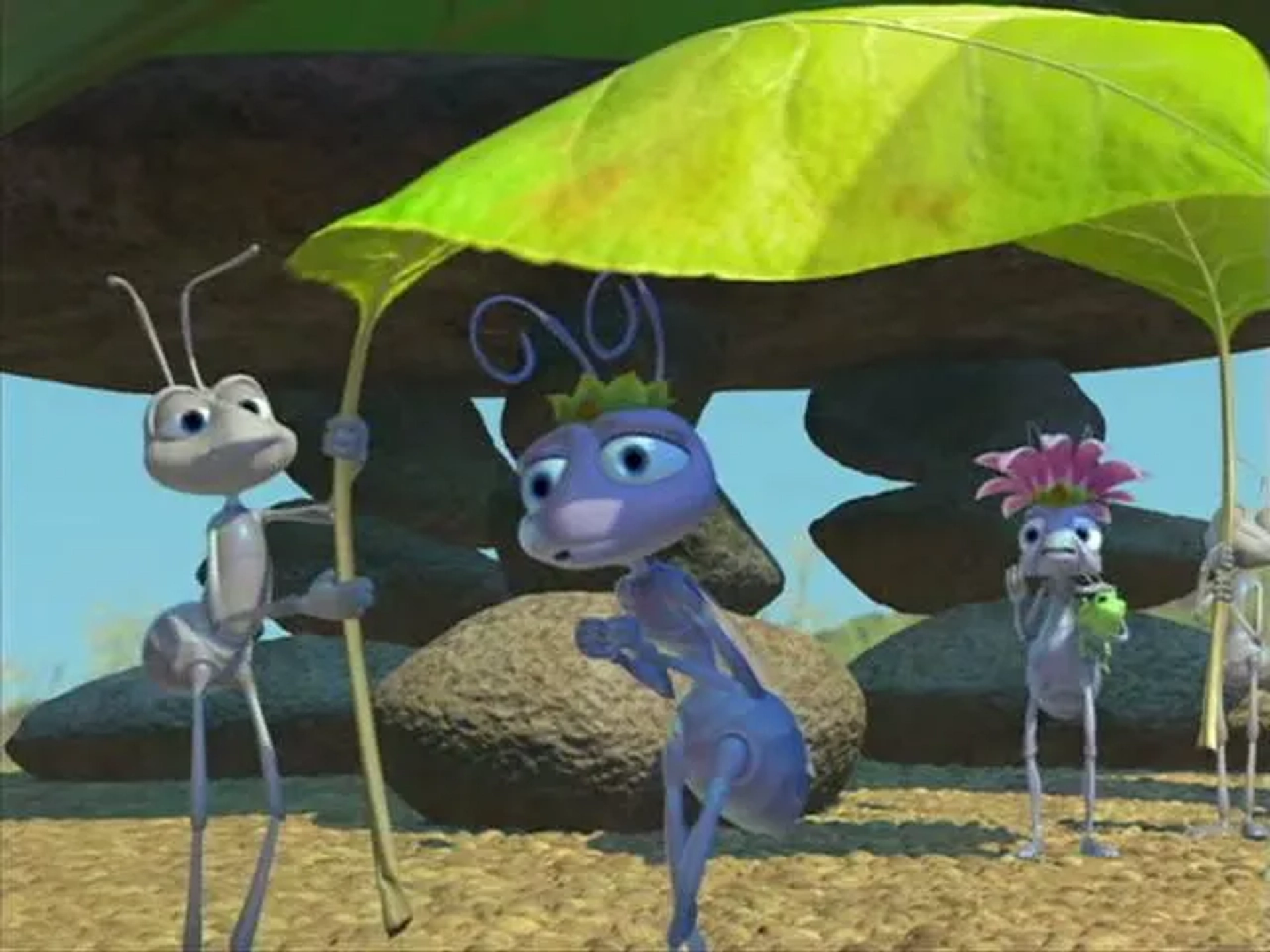 Julia Louis-Dreyfus and Phyllis Diller in A Bug's Life (1998)