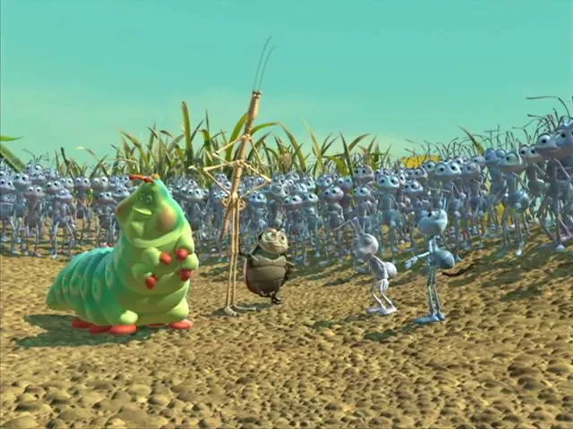 David Hyde Pierce, Denis Leary, and Joe Ranft in A Bug's Life (1998)