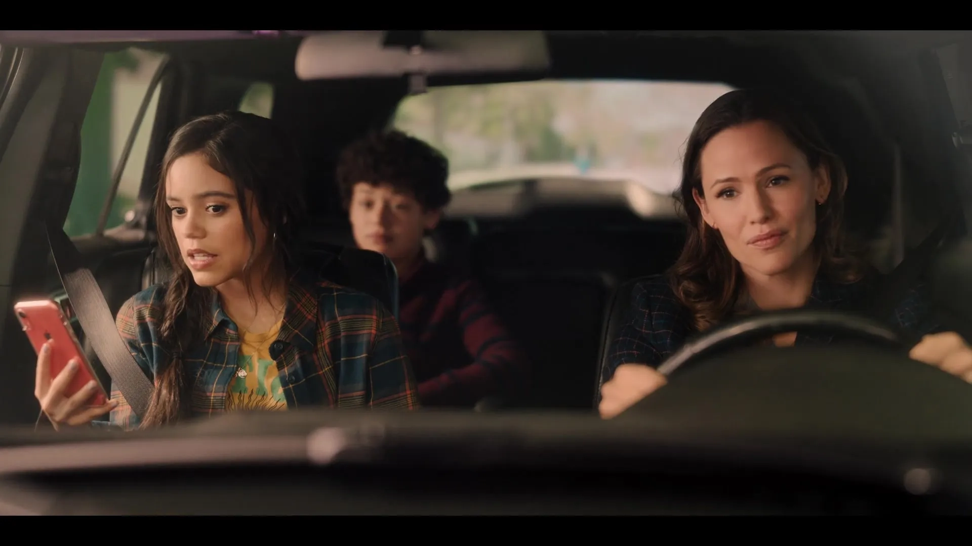 Jennifer Garner, Jenna Ortega, and Julian Lerner in Yes Day (2021)