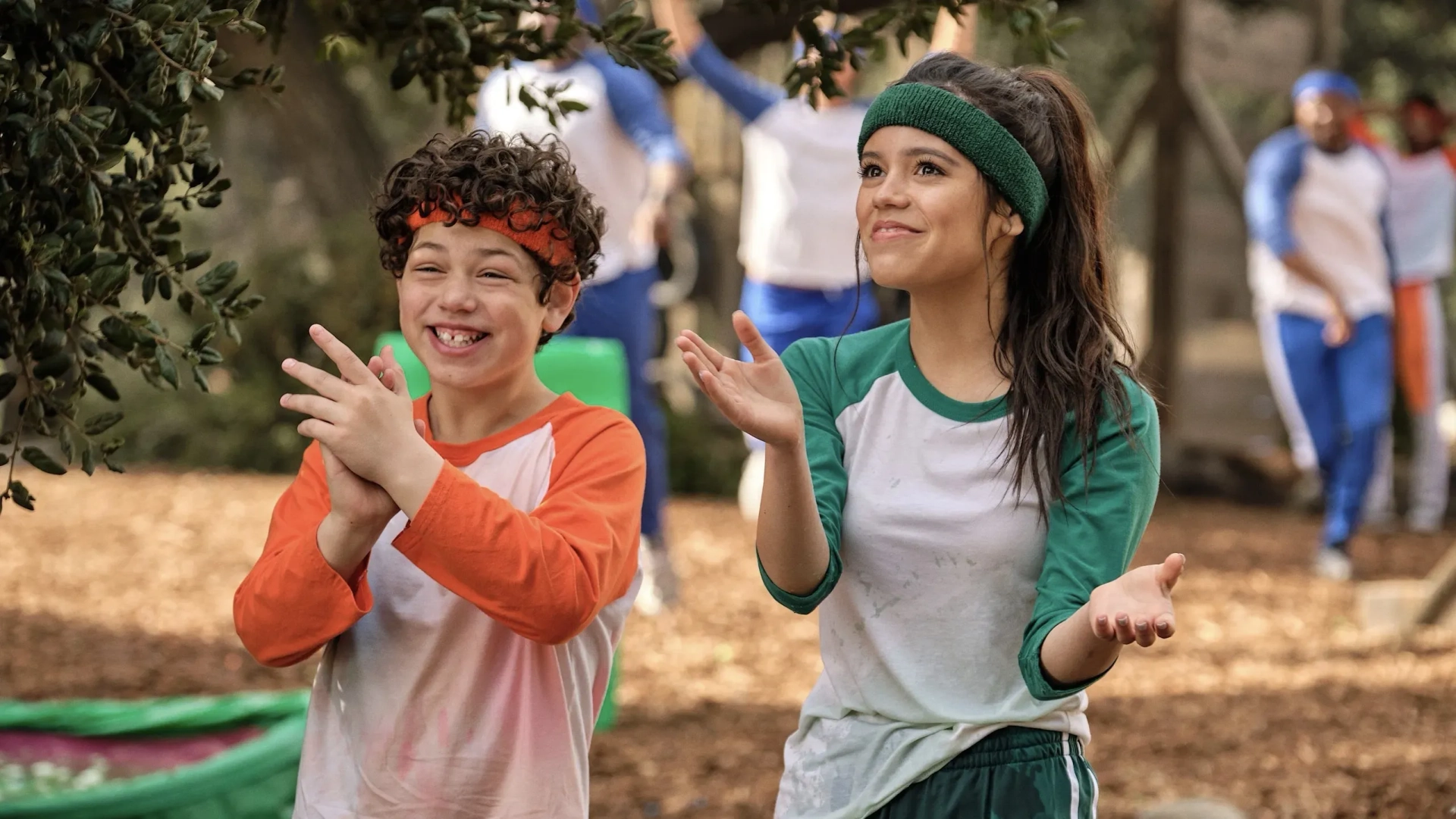 Jenna Ortega and Julian Lerner in Yes Day (2021)