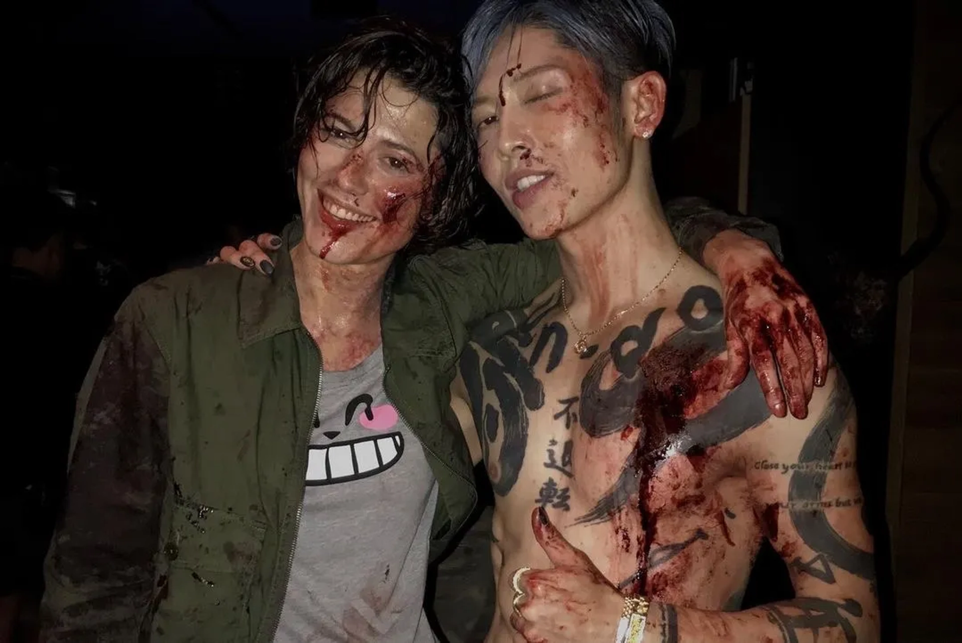 Mary Elizabeth Winstead and Miyavi in Kate (2021)