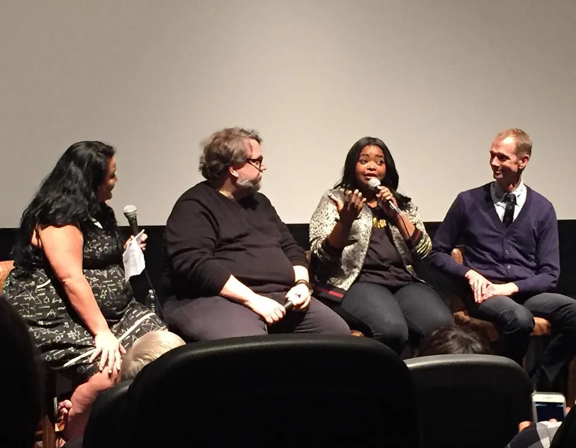 Doug Jones, Octavia Spencer, and Guillermo del Toro at an event for The Shape of Water (2017)