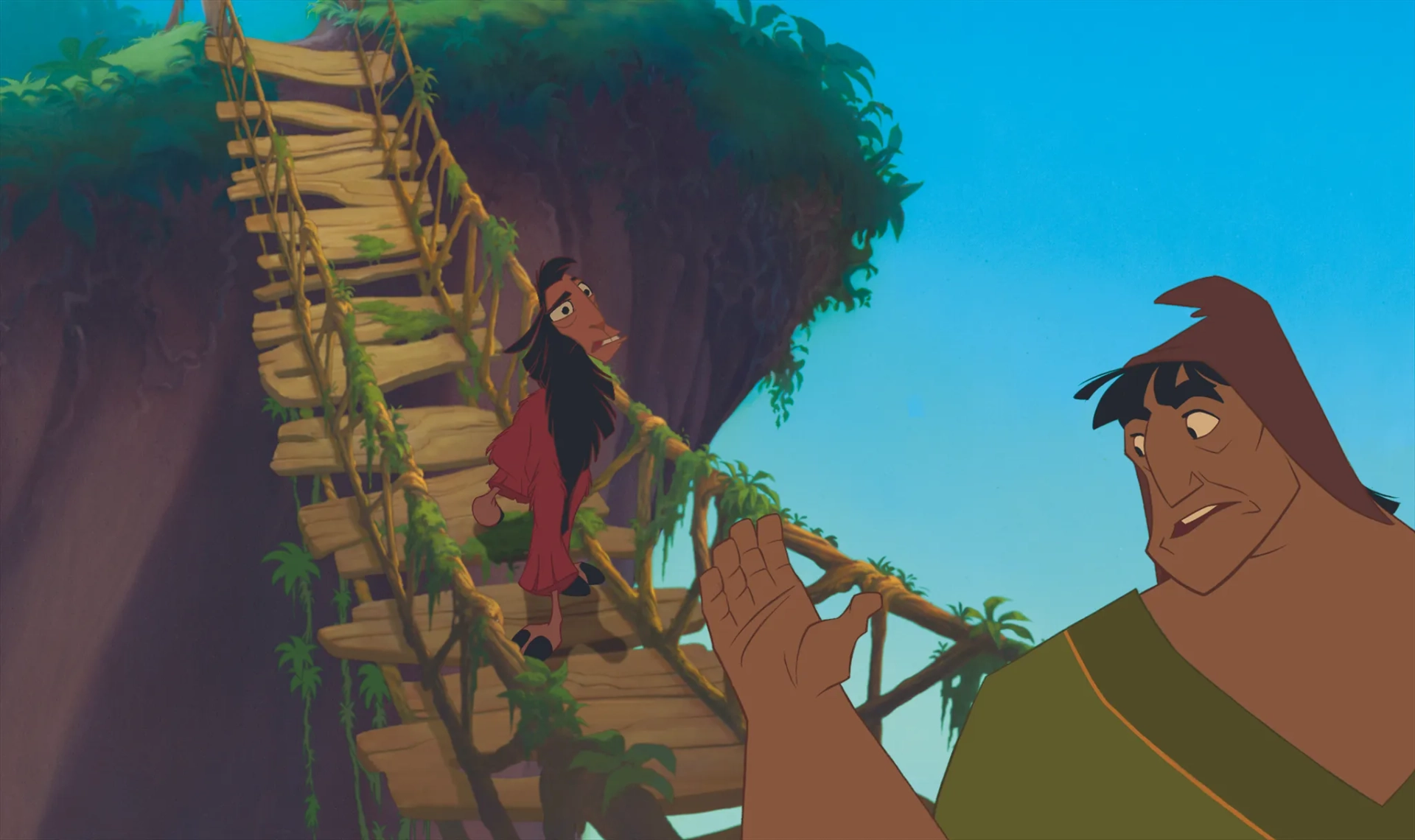 John Goodman and David Spade in The Emperor's New Groove (2000)