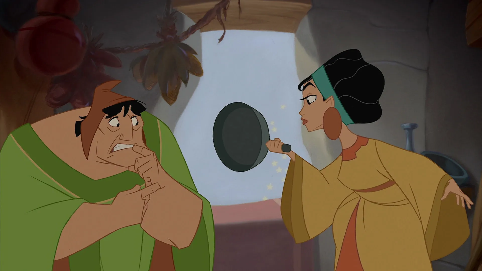 John Goodman and Wendie Malick in The Emperor's New Groove (2000)