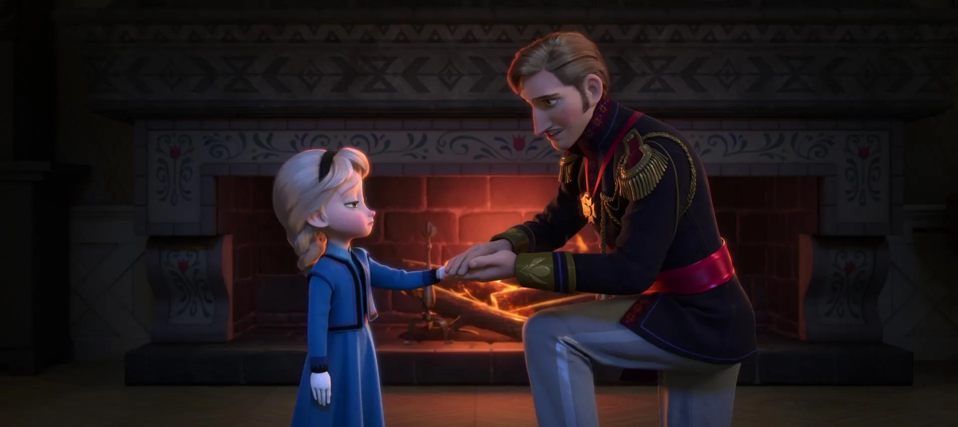 Maurice LaMarche and Eva Bella in Frozen (2013)