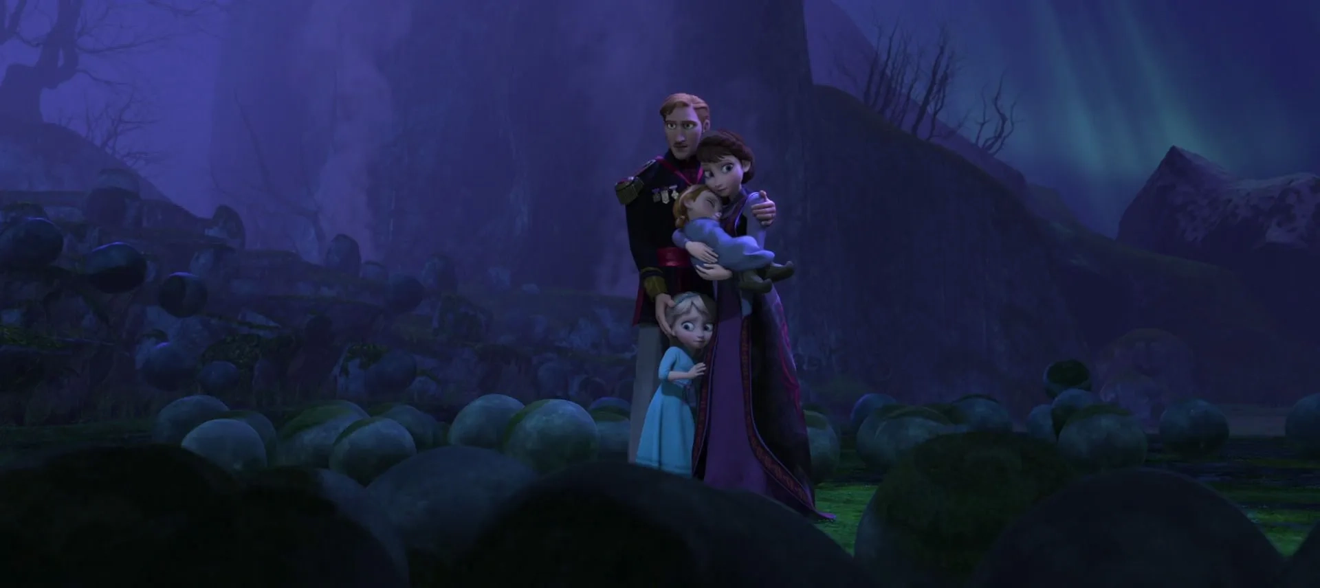 Maurice LaMarche, Jennifer Lee, Eva Bella, and Livvy Stubenrauch in Frozen (2013)