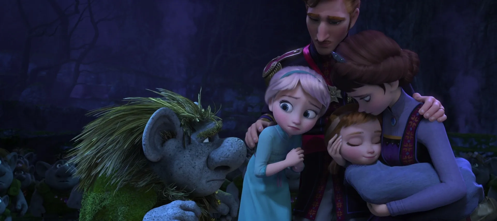 Ciarán Hinds, Maurice LaMarche, Jennifer Lee, Eva Bella, and Livvy Stubenrauch in Frozen (2013)