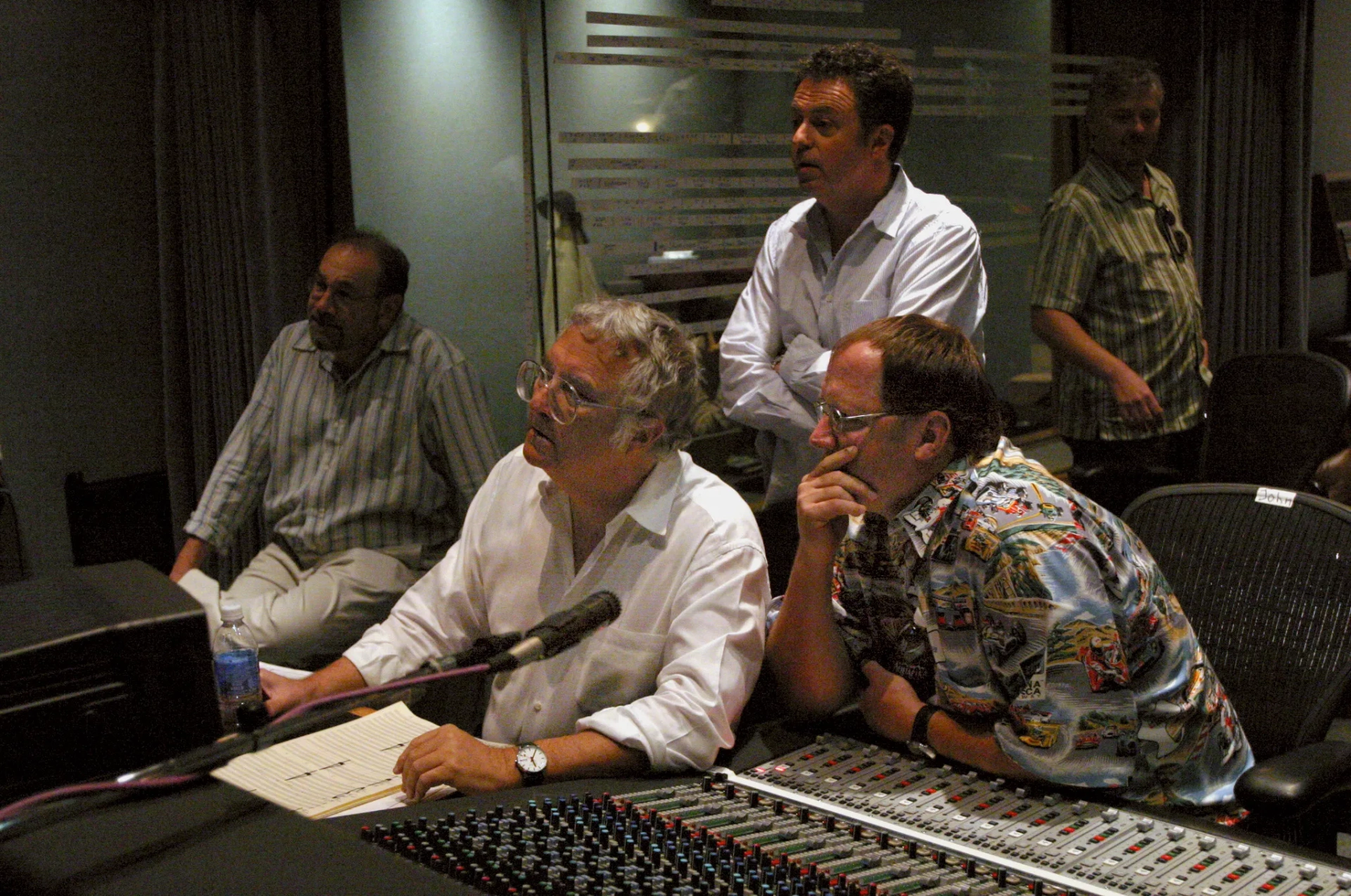 John Lasseter, Randy Newman, Bruno Coon, and Jonathan Sacks in Cars (2006)