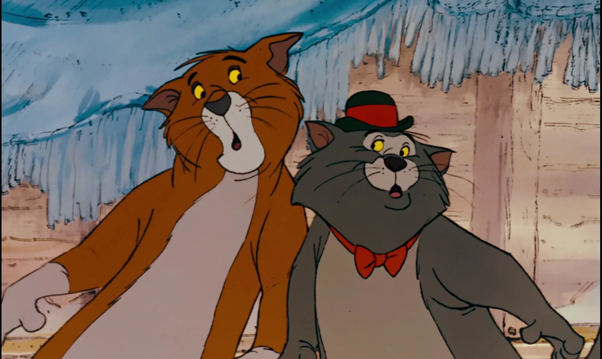 Scatman Crothers and Phil Harris in The Aristocats (1970)