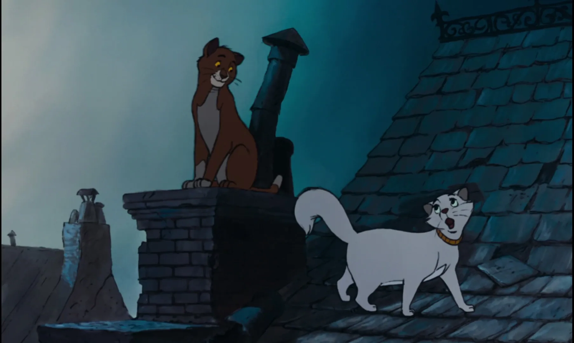 Eva Gabor and Phil Harris in The Aristocats (1970)