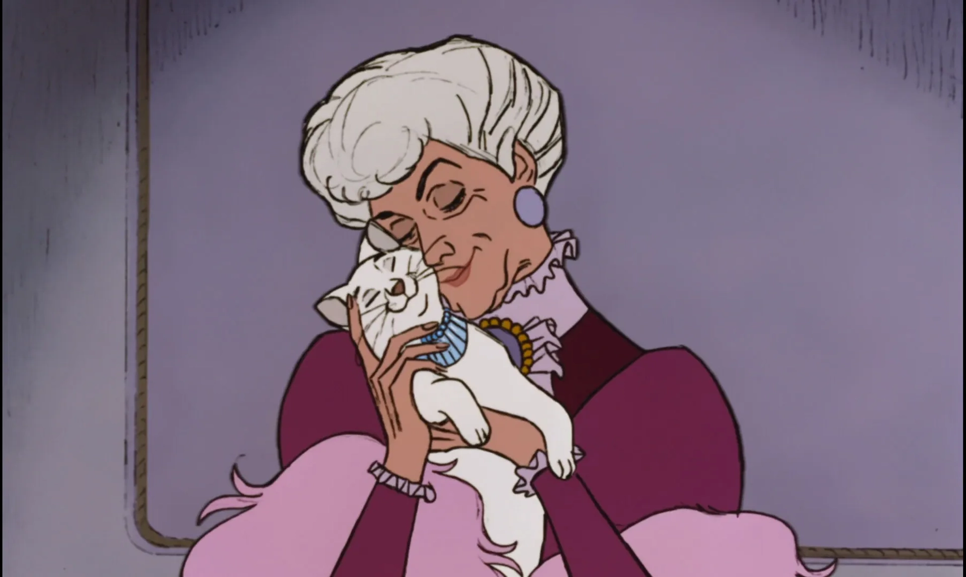 Eva Gabor and Hermione Baddeley in The Aristocats (1970)