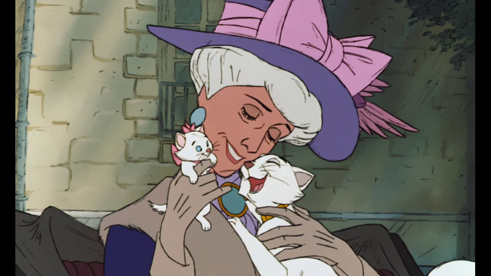 Eva Gabor, Hermione Baddeley, and Liz English in The Aristocats (1970)