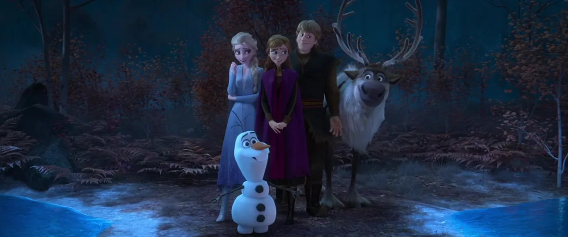 Kristen Bell, Idina Menzel, Josh Gad, and Jonathan Groff in Frozen II (2019)