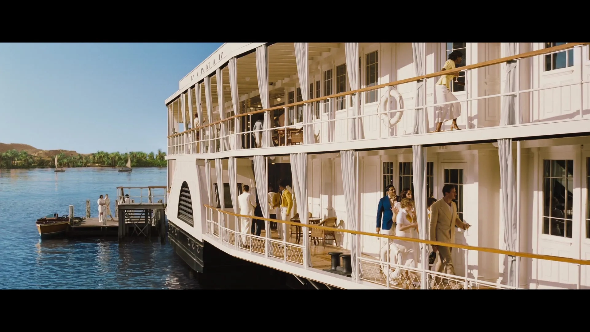 Kenneth Branagh, Annette Bening, and Gal Gadot in Death on the Nile (2022)