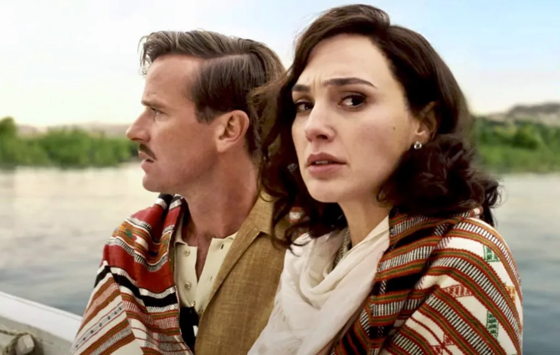 Armie Hammer and Gal Gadot in Death on the Nile (2022)