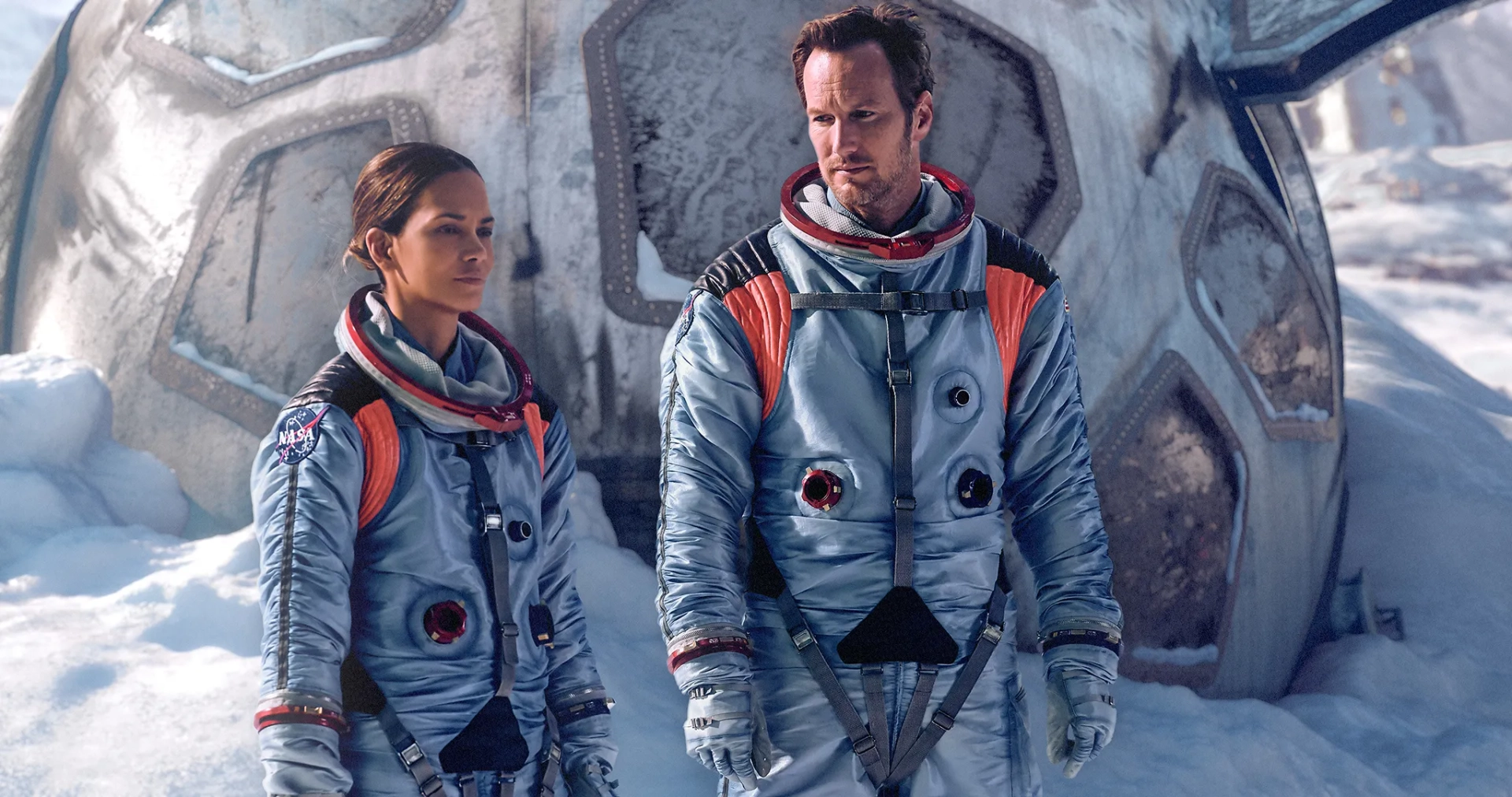 Halle Berry and Patrick Wilson in Moonfall (2022)