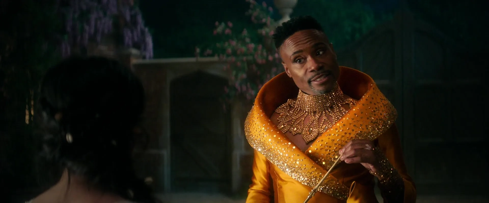 Billy Porter and Camila Cabello in Cinderella (2021)